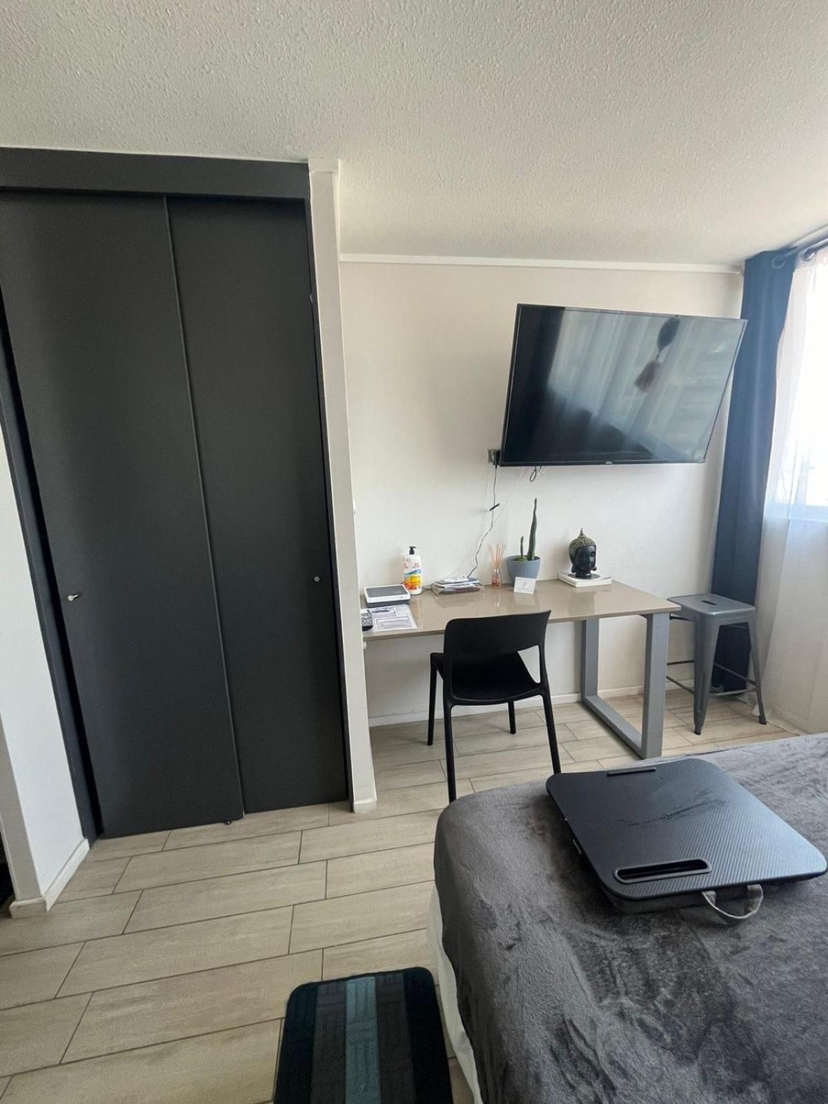 Apartamento En Santiago Centro Cerca De Movistar Arena, Caupolican Exterior foto