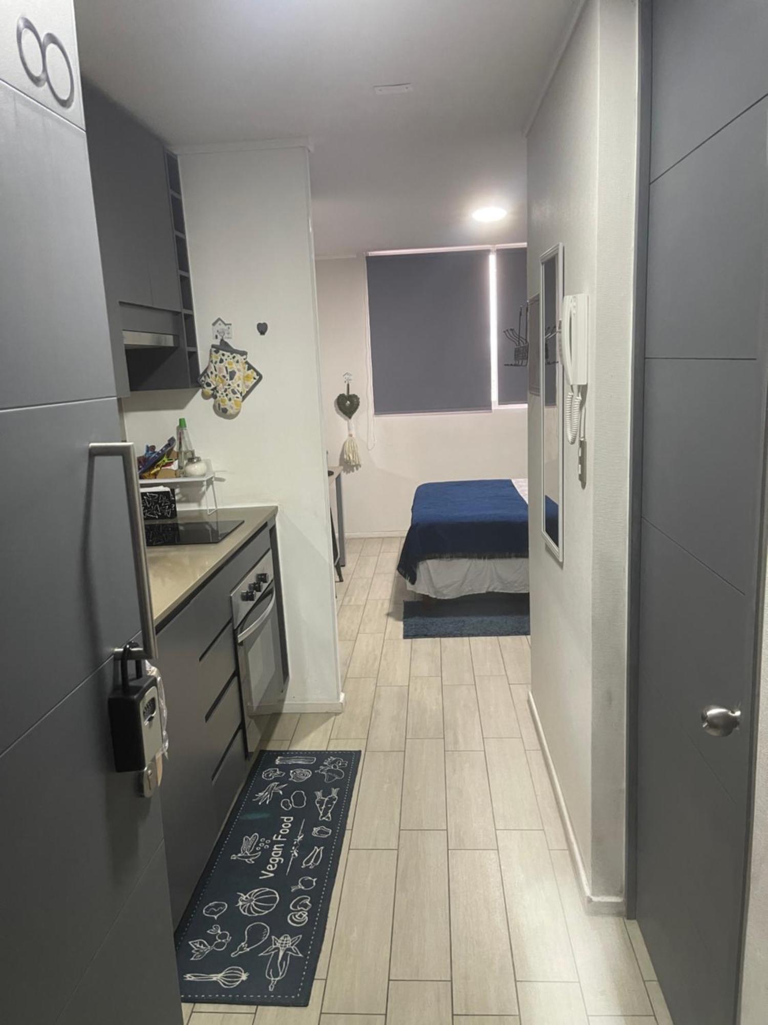 Apartamento En Santiago Centro Cerca De Movistar Arena, Caupolican Exterior foto